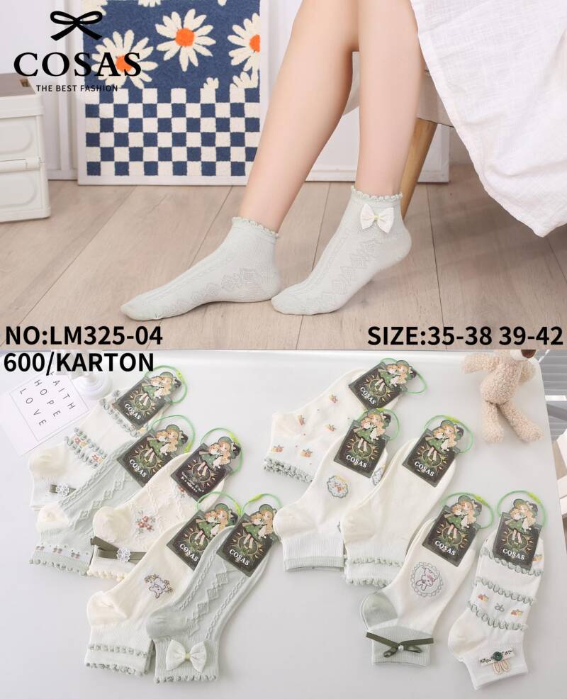 Skarpety damskie Roz 35-42, Mix kolor Paczka 40 szt